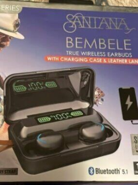 Carlos Santana Bembele Wireless Earbuds (Model BELE100)